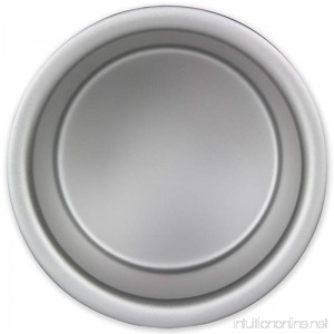 PME RND033 Round Seamless Professional Aluminum Baking Pan 3 x 3 Silver - B007UOTJ10